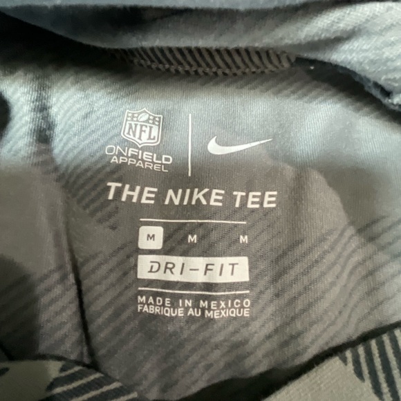 Nike Gray Detroit Lions Sideline Impact Hoodie Shirt Size Medium (M1) - Picture 9 of 9